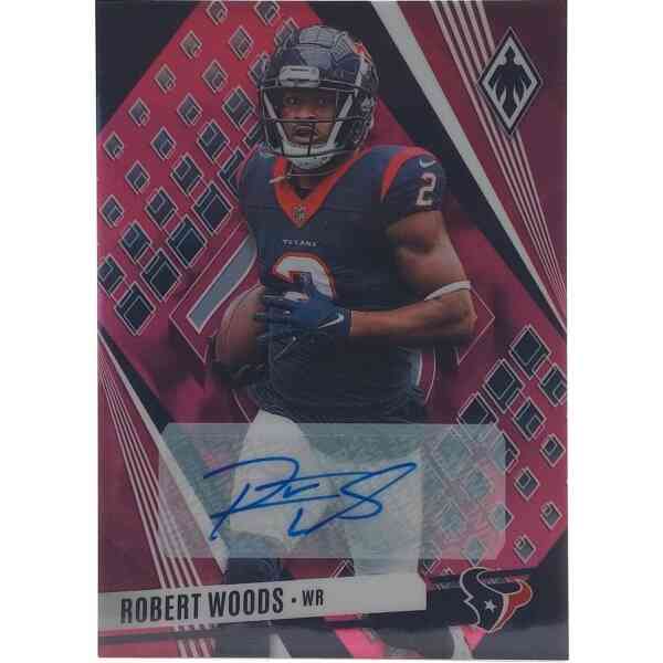 Robert Woods Signierte 2023 Phoenix Pink Card