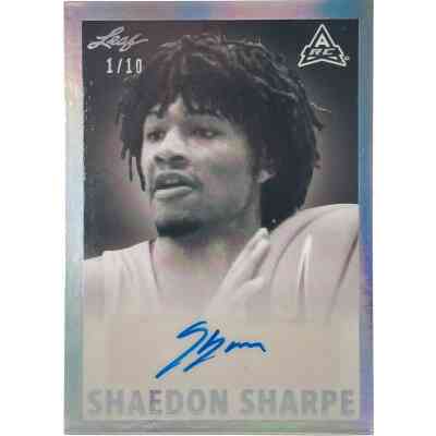 Shaedon Sharpe Signierte Rookie Card