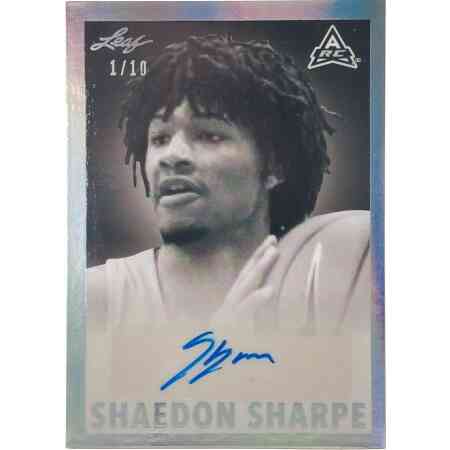 Shaedon Sharpe Signierte Rookie Card