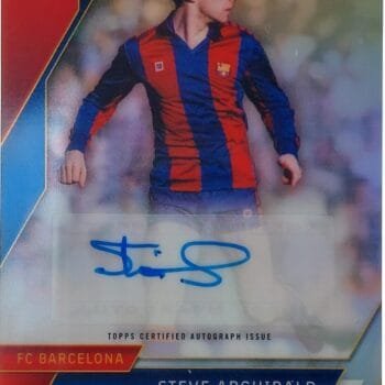 Steve Archibald Signierte 2023 Topps Chrome Card