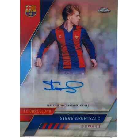 Steve Archibald Signierte 2023 Topps Chrome Card