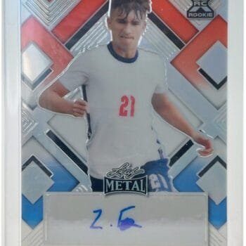Zak Emmerson Signierte 2022 Leaf Rookie Card