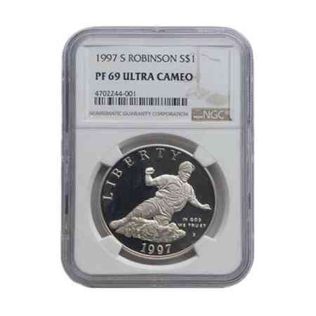 1997 J. Robinson Ultra Cameo Silber Dollar
