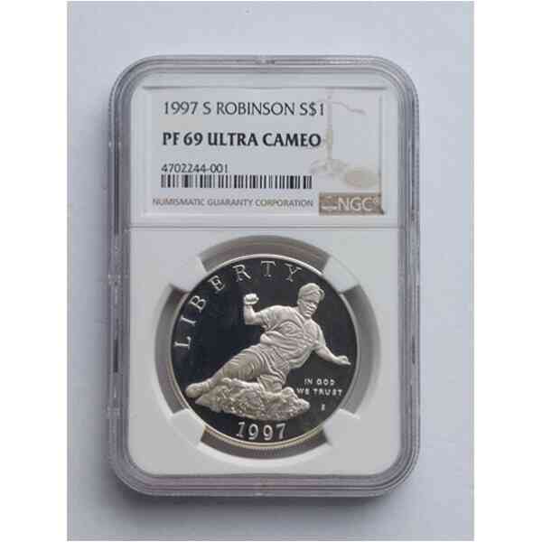 1997 J. Robinson Ultra Cameo Silber Dollar