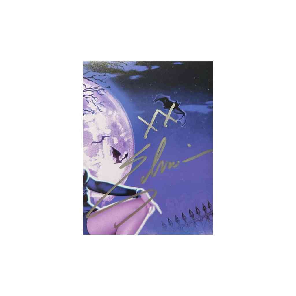 Elvira Signierter Comic-Druck
