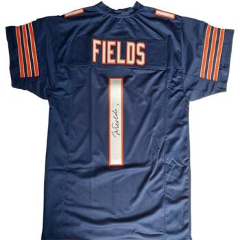 Justin Fields Signiertes Bears Jersey