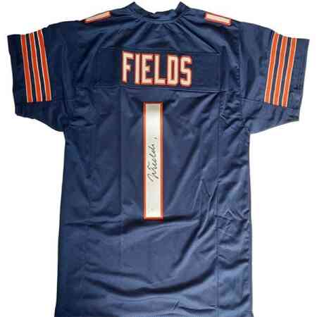 Justin Fields Signiertes Bears Jersey