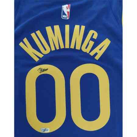Jonathan Kuminga Signiertes Golden State Warriors Jersey
