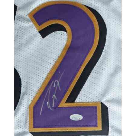 Ray Lewis Signiertes Ravens Jersey