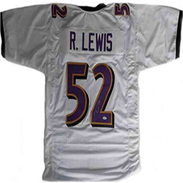 Ray Lewis Signiertes Ravens Jersey