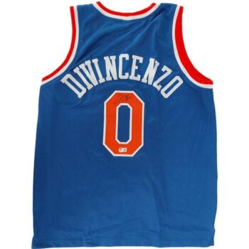 Donte DiVincenzo Signiertes Knicks Jersey