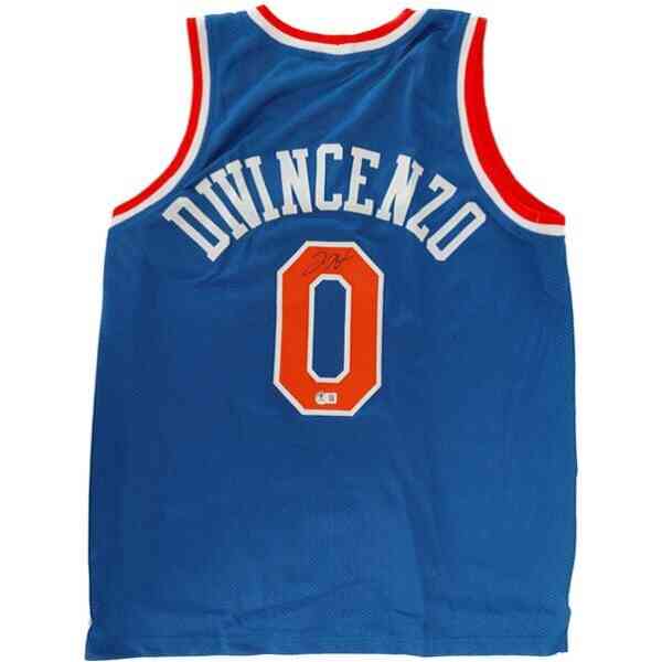 Donte DiVincenzo Signiertes Knicks Jersey