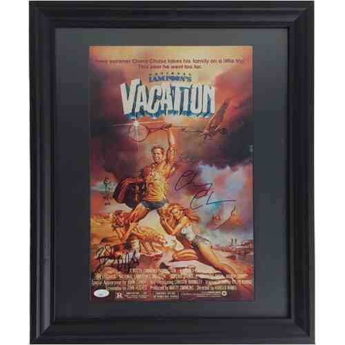 Chevy Chase und Beverly D'Angelo Signiertes Poster